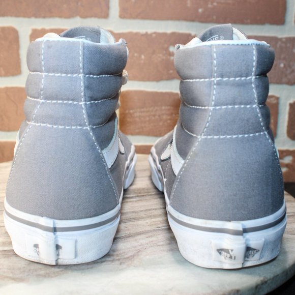 Gray High-Top Sneakers - Picture 4 of 8